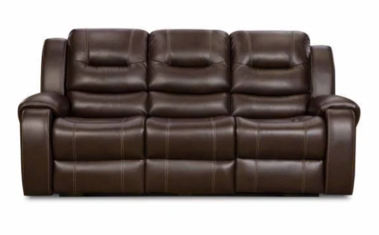 Three Seat Recliner with Powered Console