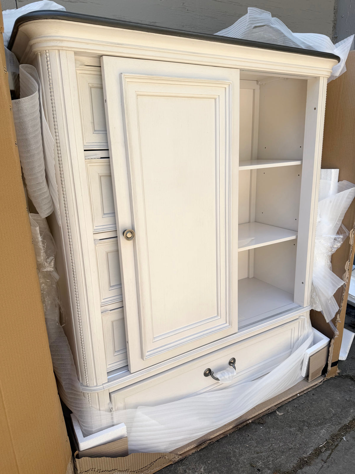 White Mayfair Armoire