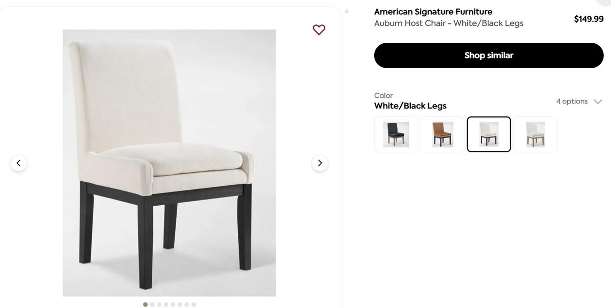 Artemis Marble Dining Table + (6) Piece Artemis Chair Set