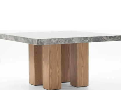 Artemis Marble Table (Natural Tan Legs)