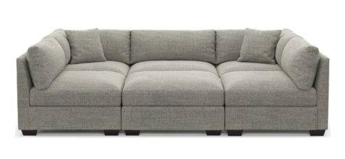 Beckham Hybrid Comfort 6-Piece Pit Sectional