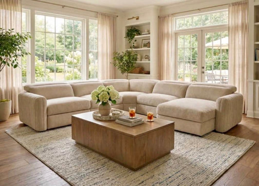 SoHo Sand Power Sectional