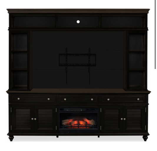 Charleston 94” Entertainment Wall